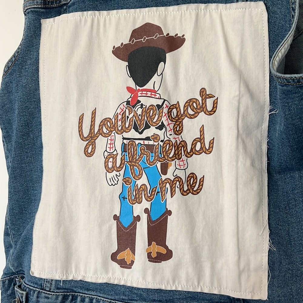 Disney’s Toy Story Women’s Denim Vest - Picture 6 of 6